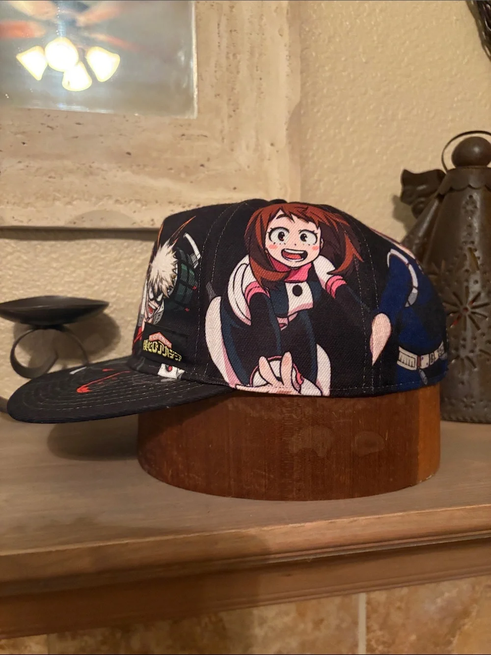 My Hero Academia Black Character Snapback Hat - Deku & Bakugo - Never worn.